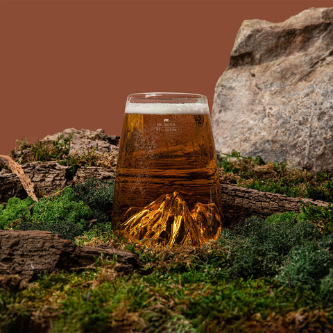 Longdrinkglas Topographic M Pink Topo-VD-MR Alaskan Maker Transparent