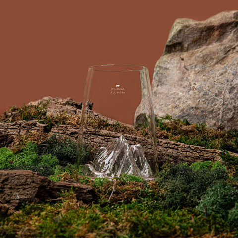 Longdrinkglas Topographic M Pink Topo-VD-MR Alaskan Maker Transparent