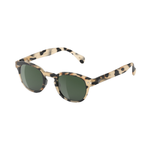 IZIPIZI SUN POLARISIERTE BRILLE MOD. C HELLSCHILDKRÖTENGRÜNE GLÄSER