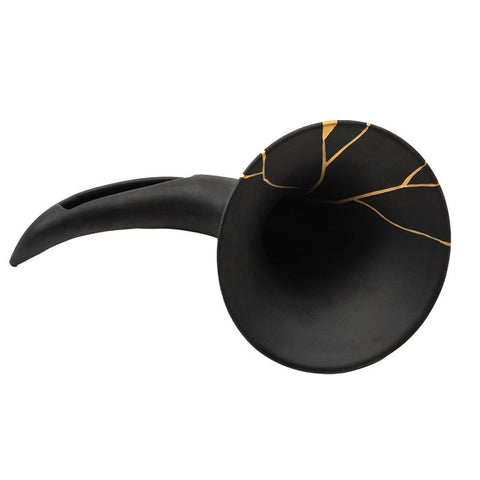 SCARAMAZ KINTSUGI MATT ART. 2563 CERAMICHE CRESCENTINI SCHWARZ