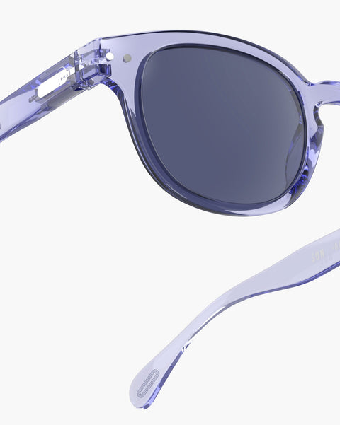 SUN C ATHLETIC PURPLE BLUE LENSES BRILLE +0 IZIPIZI PURPLE