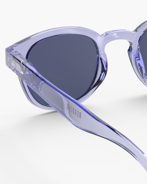 SUN C ATHLETIC PURPLE BLUE LENSES BRILLE +0 IZIPIZI PURPLE