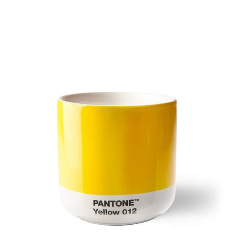PANTONE KURZER THERMOBECHER ART. 101060012 COPEHAGEN DESIGN GELB