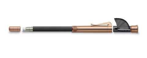 PERFEKTER BLEISTIFT GRAF VON MAGNUM ROSÉGOLD PLATINIERT 118532 FABER CASTELL