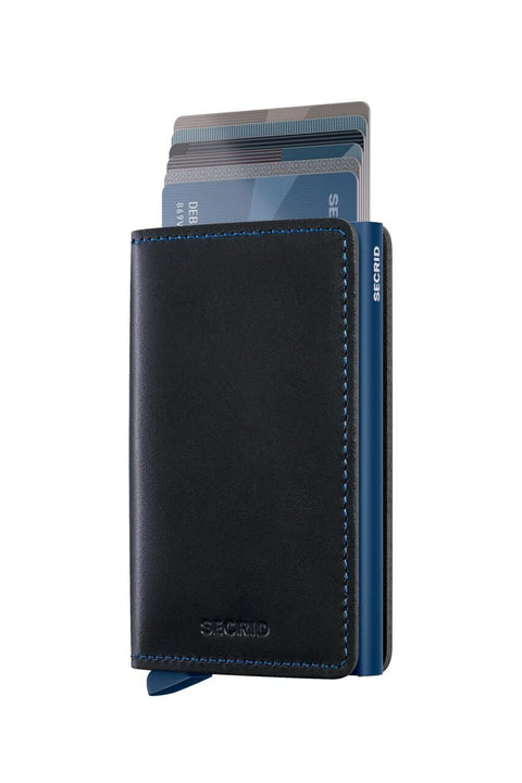 SLIMWALLET ORIGINAL SCHWARZ-MARINEBLAU SECRID SCHWARZE GELDBÖRSE