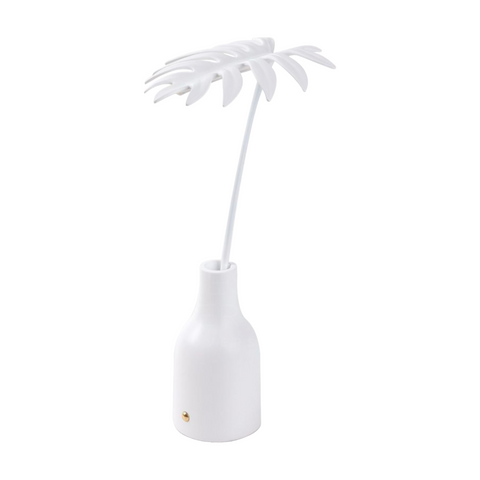 LAMPADA TAVOLO SELETTI LEAF LIGHT STELLOU 17,5X14X36 CM 09024 WHITE