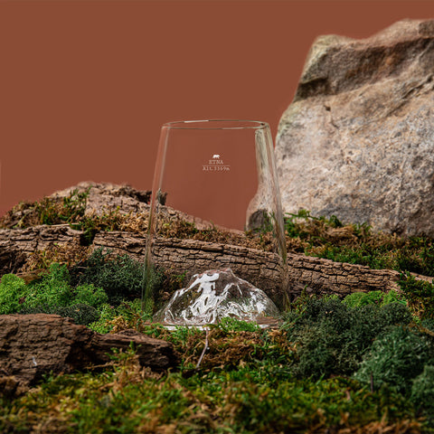 Longdrinkglas Topografisch Ätna Topo-VD-ET Alaska Maker Transparent