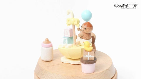 CARILLON BABY SHOWER S 1060403 WONDERFULLIFE BROWN