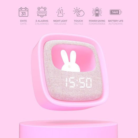 BILLY CLOCK MARSHMALLOW DEFAULT TITLE ART. BILLY-MARSH-01 MOB PINK