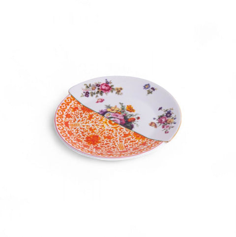 HYBRID-PORZELLAN-UNTERTASSE CM 15 OLIVIA 09707 SELETTI WEISS