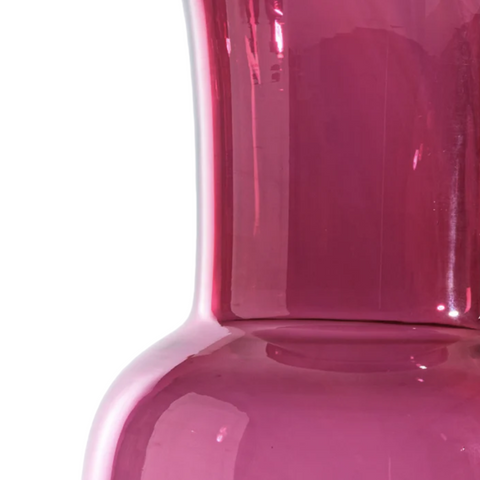 VENINI 706.38 TRANSPARENTE MAGENTA-OPALVASE
