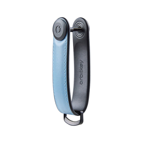 SCHLĂśSSEL-ORGANIZER HYBRID-LEDER SEEBLAU ORBITKEY