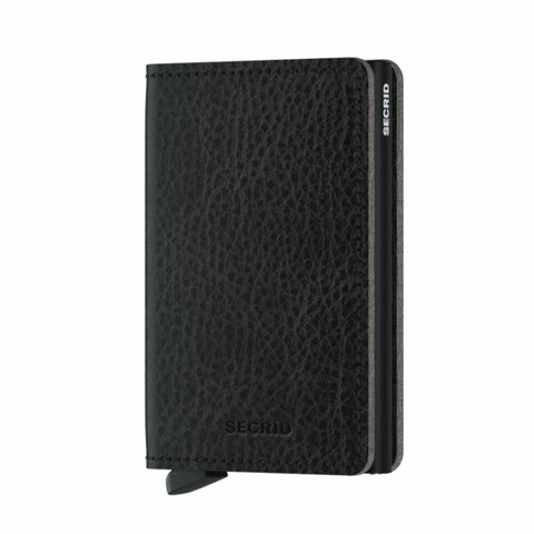 SLIM WALLET SECRID VEG SCHWARZ