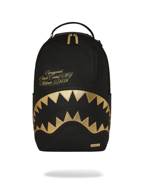 SHARK CENTRAL GOLD DLXSV RUCKSACK 910B7166NSZ SPRAYGROUND SCHWARZ