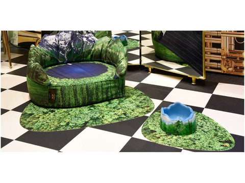PETS REVOLUTION LES ALPES HUNDEZWINGER 66X30X37 CM MIT UNTERMATTE VON SELETTI