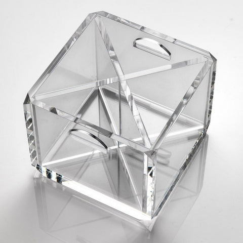 PICKNICK-BESTECKSHALTER 20X20X17 CM TRANSPARENT MARIOLUCA GIUSTI