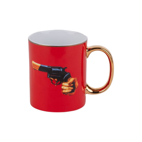 SELETTI TOILETTENPAPIER HOME REVOLVER 17219 PORZELLANBECHER