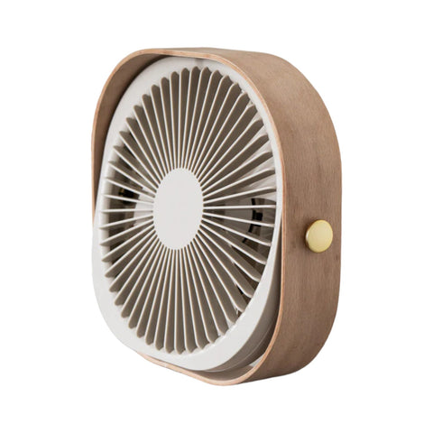 TISCHVENTILATOR-FANTASTISCHES HOLZ, BEIGE PRINTWORKS