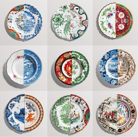 HYBRID-PORZELLAN-UNTERTASSE CM 15 ZERMUDE 09705 SELETTI WEISS