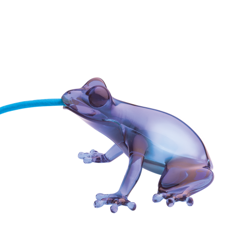 QEEBOO HUNGRY FROG SAPHIR LILA LAMPE