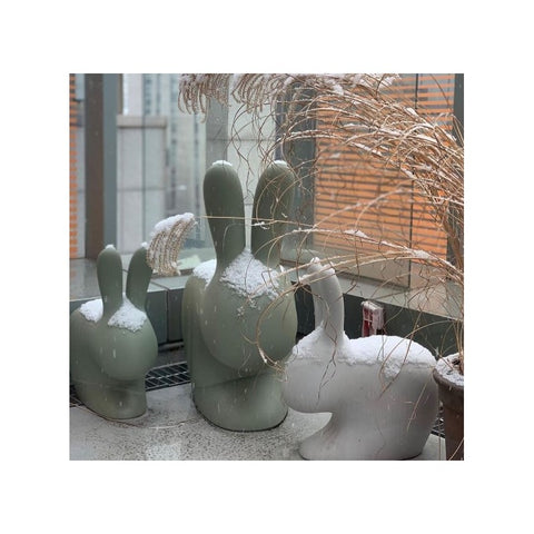 RABBIT CHAIR BABY QEEBOO BALSAM GREEN