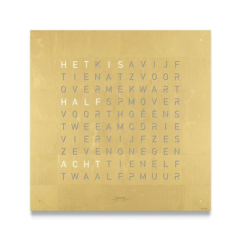 CLASSIC 45X45 GOLD QLOCKTWO UHR