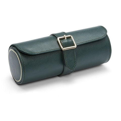 PORTAOROLOGI BRITISH RACING TRIPLE WATCH ROLL 792941 WOLF GREEN