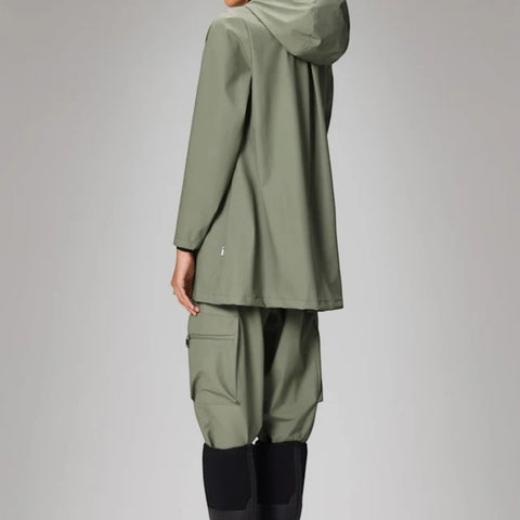 REGENMANTEL A-LINIE W JACKE L W3 18050 RAINS DRIFT GREEN