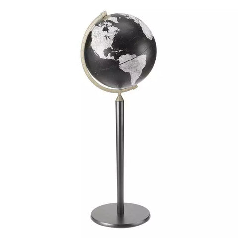 ZOFFOLI SCHWARZER MARMOR VASCO DE GAMA WELTGLAS, DURCHMESSER 40 CM