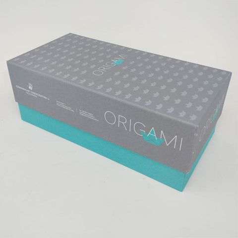 KLEINES SCHWARZES ORIGAMI-BOOT CRESCENTINI KERAMIK ART. 2369