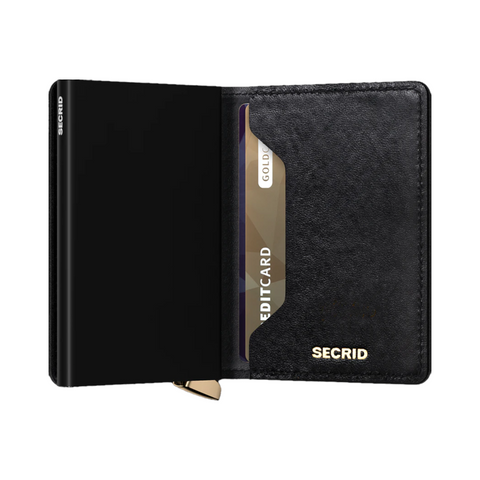 SECRID PREMIUM SLIMWALLET EMBOSS DIAMOND SCHWARZ