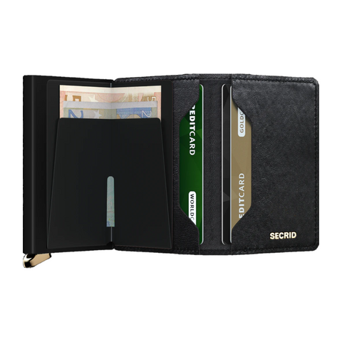 SECRID PREMIUM SLIMWALLET EMBOSS DIAMOND SCHWARZ