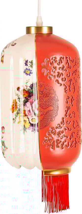 HYBRID-PORZELLAN-KRONLEUCHTER CM 18X18 H 34 07098 SELETTI MULTICOLOR
