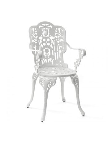POLTRONCINA IN ALLUMINIO INDUSTRY COLLECTION 52 X 55CM SELETTI WHITE
