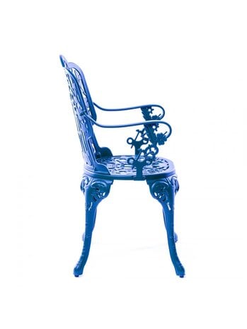 POLTRONCINA IN ALLUMINIO INDUSTRY COLLECTION 52 X 55CM SKY BLUE SELETTI BLUE