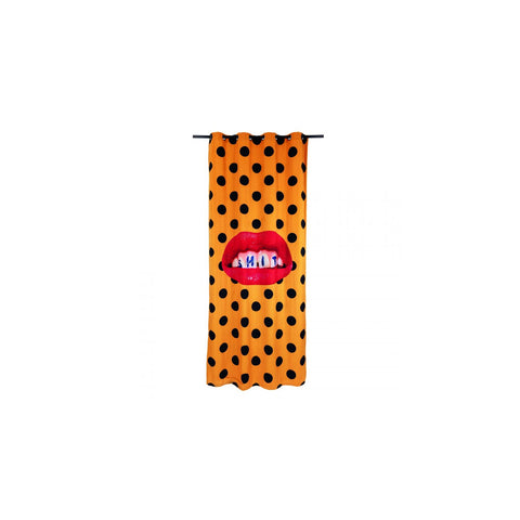 POLYESTER TOILETTENPAPIERVORHANG 140X280 CM SHIT ART. 02404 SELETTI ORANGE