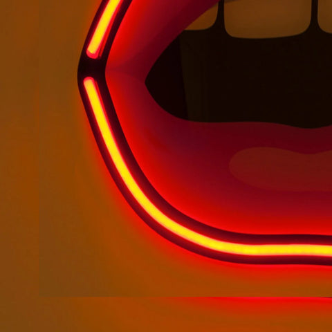 LED NEON SIGNS MOUTH 13100 RED SELETTI