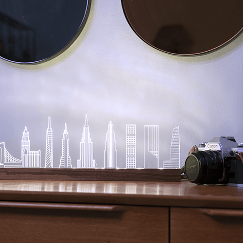 DACHFENSTER SBAM LED 43X16X3 NEW YORK TRANSPARENT