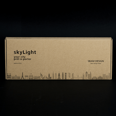 DACHFENSTER SBAM LED 43X16X3 NEW YORK TRANSPARENT