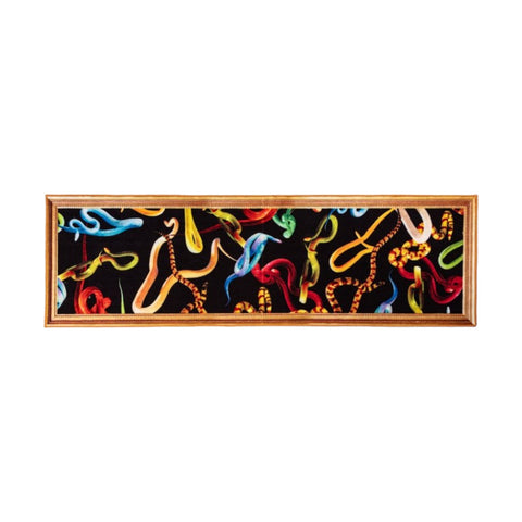 Küchenteppich Toilettenpapier Home CM 60X200 Schlangen 18198 Seletti Multicolor