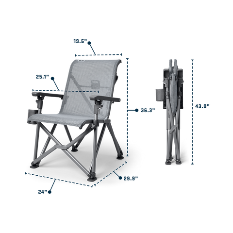 SEDIA TRAILHEAD CAMP 70000000228 YETI CHARCOAL BLACK