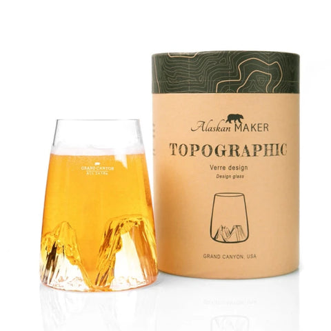 Longdrinkglas Topographischer Grand Canyon Art. AM-Topo-VD-G Alaskan Maker