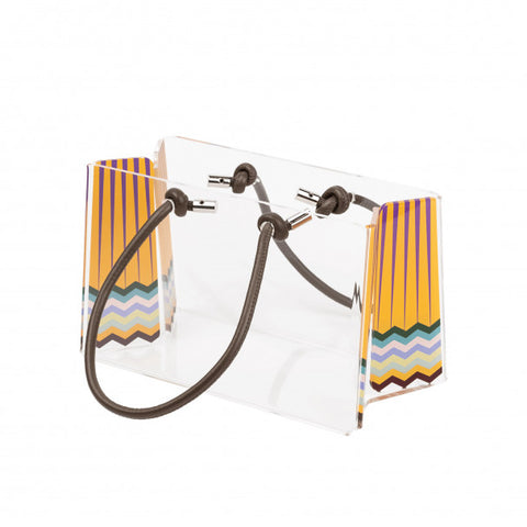 MITTLERE SHOPPER-TASCHE CHARLOTTE DECOR D48 RAINBOW ART. 04249D48 VESTA
