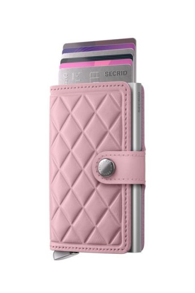 PREMIUM-GELDBÖRSE MINI-GELDBÖRSE PRÄGUNG DIAMANT SECRID ROSE PINK