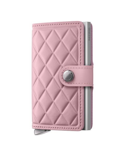 PREMIUM-GELDBÖRSE MINI-GELDBÖRSE PRÄGUNG DIAMANT SECRID ROSE PINK