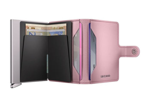 PREMIUM-GELDBÖRSE MINI-GELDBÖRSE PRÄGUNG DIAMANT SECRID ROSE PINK