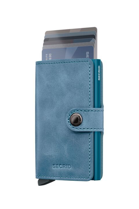 SECRID BLUE VINTAGE TEAL MINIWALLET