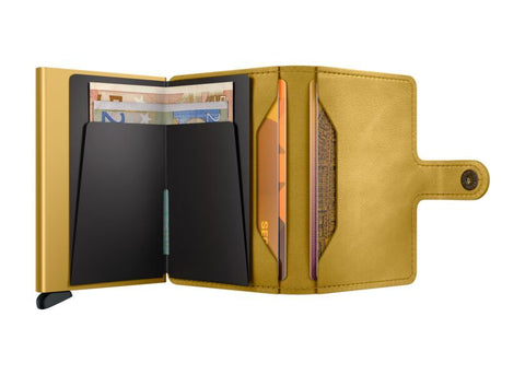 SECRID GELBE VINTAGE MINIBRIEFTASCHE