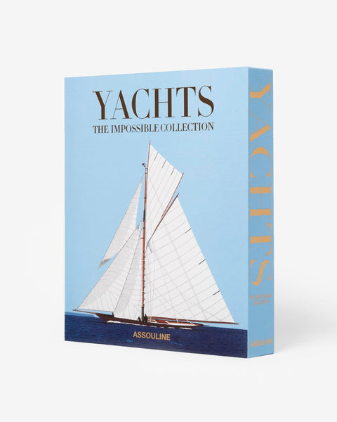 LIBRO YACHTS THE IMPOSSIBLE COLLECTION ASSOULINE BLUE