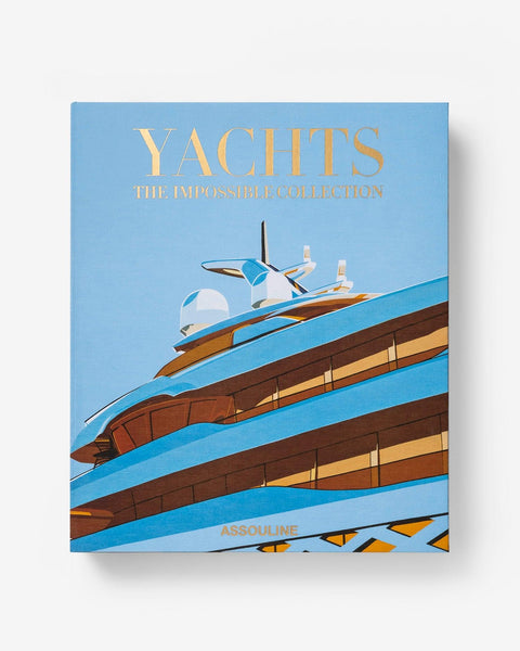 LIBRO YACHTS THE IMPOSSIBLE COLLECTION ASSOULINE BLUE